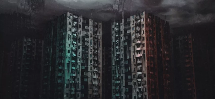 Мрачная многоэтажка