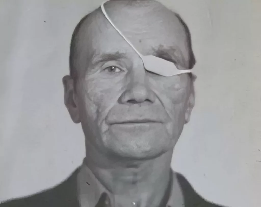 Василий Григин в старости