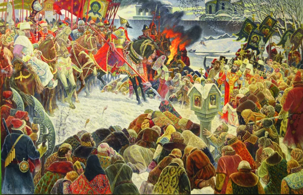 Поход Ивана Грозного на Новгород Кровавая резня Грозного в Новгороде