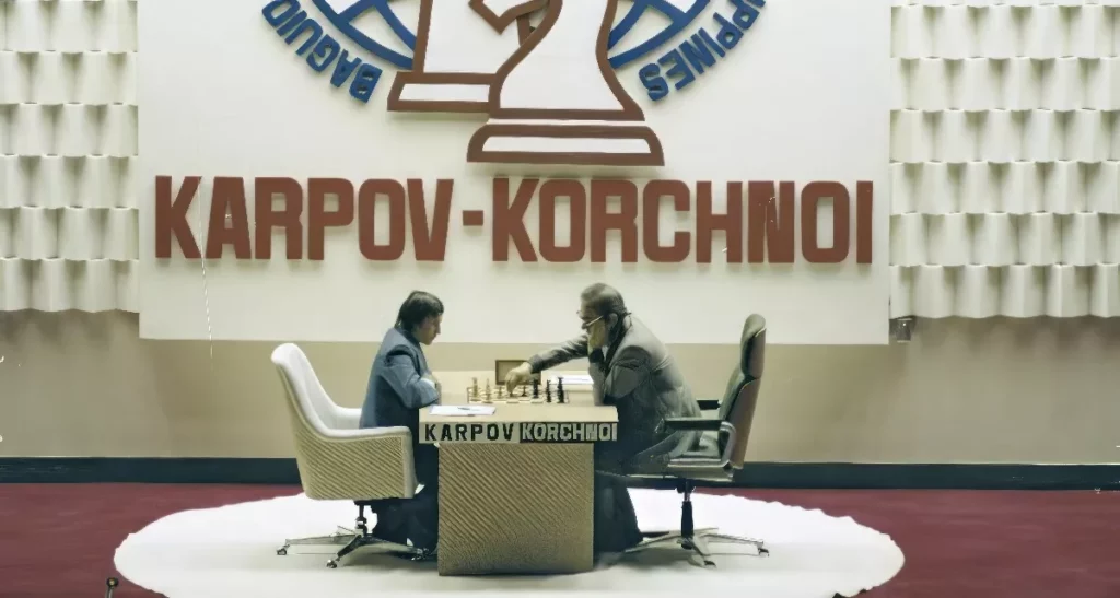 Карпов и Корчной в Багио