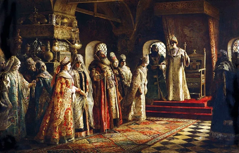 Смотр невест Алексеем Михайловичем