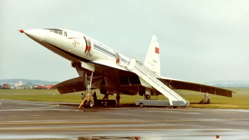 Ту-144 за несколько часов до катастрофы