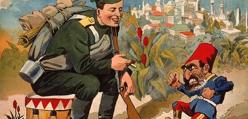 Русский солдат и злобный турок
