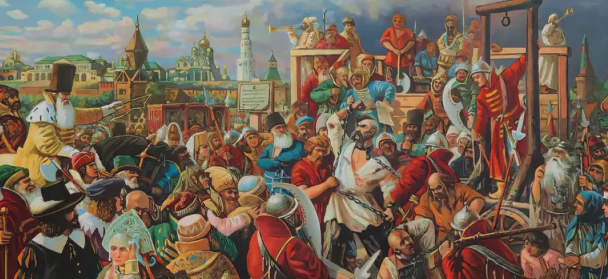 Казнь Степана Разина 6 июня 1671 года