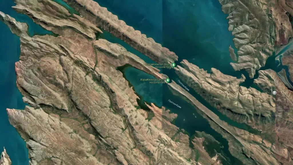 Водопады Кимберли на карте