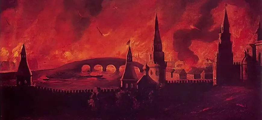 «великий» пожар в Москве