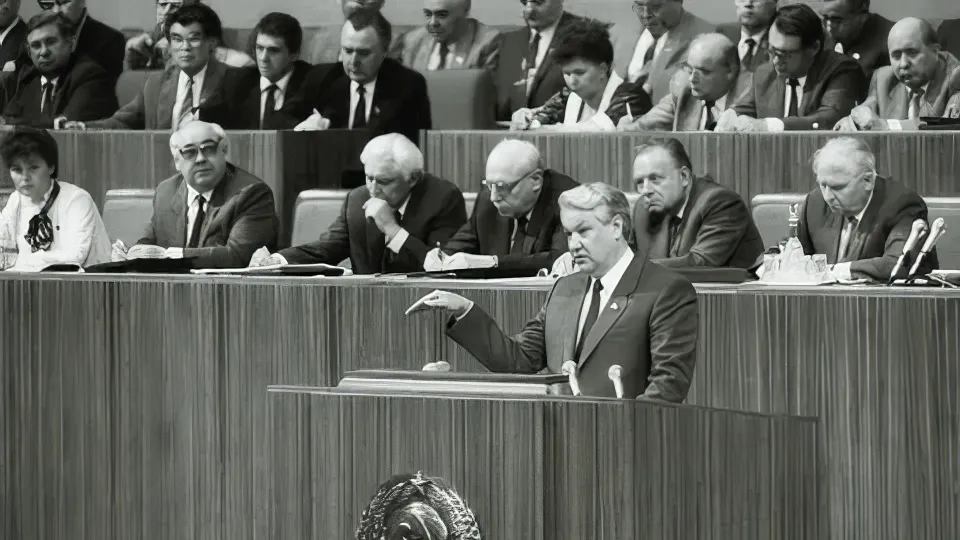 Ельцин на Пленуме
