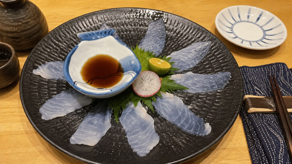 Сашими из фугу